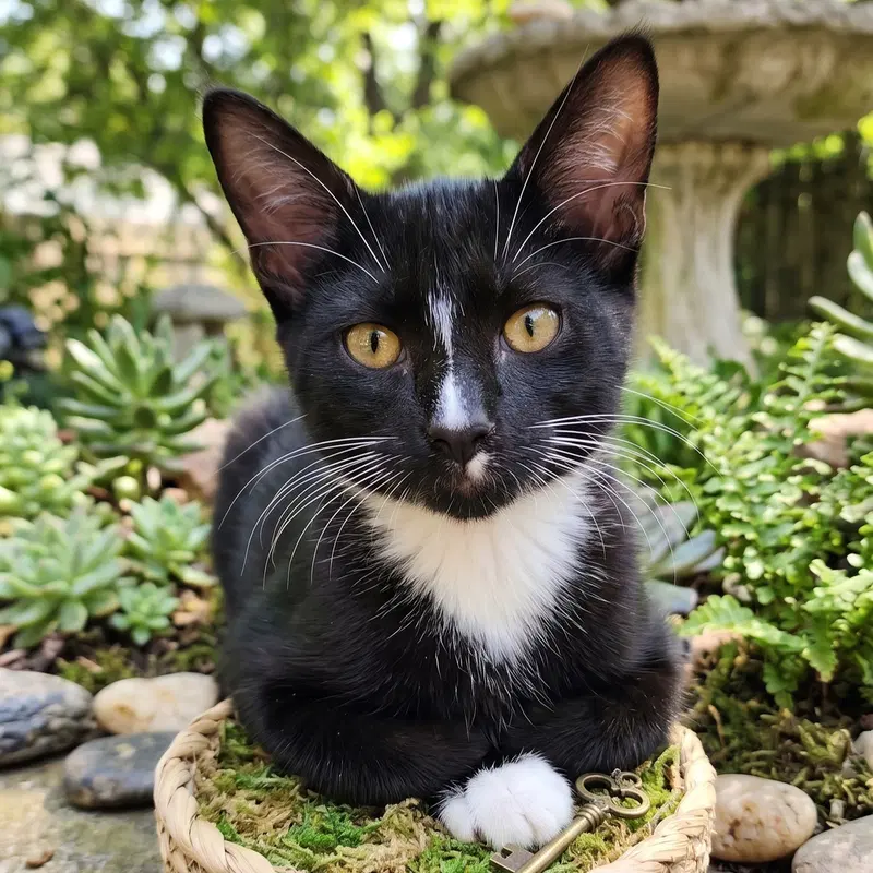 Cocada, a female kitten up for adoption