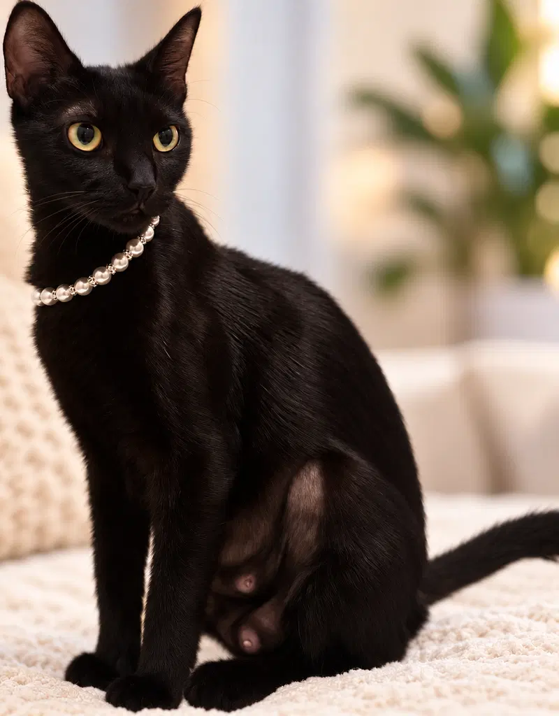 Tira, an adult female cat up for adoption