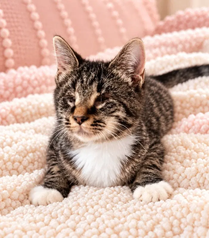 Mary, a female Tabby cat up for adoption