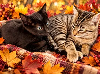 Selma & Louie, male Tabby kittens up for adoption