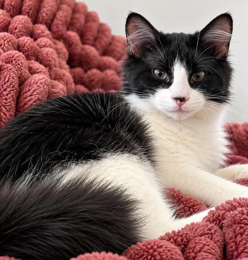 Kade, a male kitten up for adoption