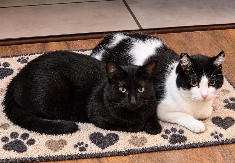 Elsa & Littles, adult female cats up for adoption