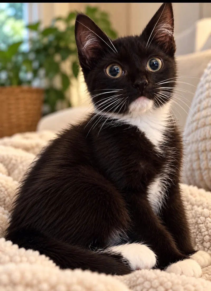 Godzilla, a male kitten up for adoption