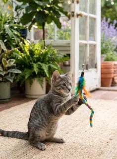 Serena, a female kitten up for adoption