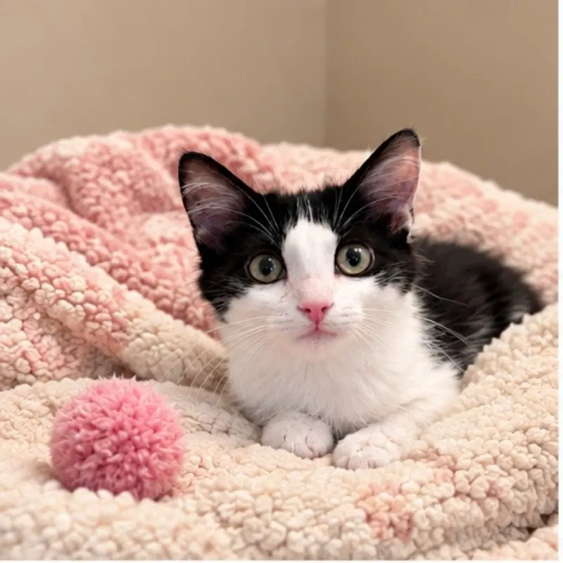 May, a female cat up for adoption