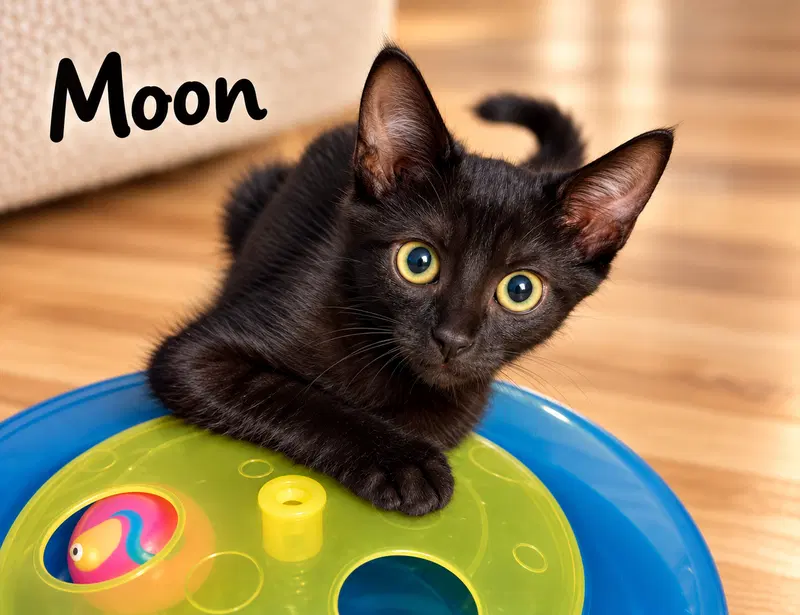 Moon, Jenkintown PS,, a female kitten up for adoption