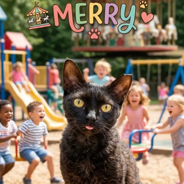 Merry, an adult female cat up for adoption