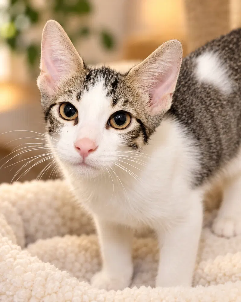 Ding Dong, a male Abyssinian kitten up for adoption