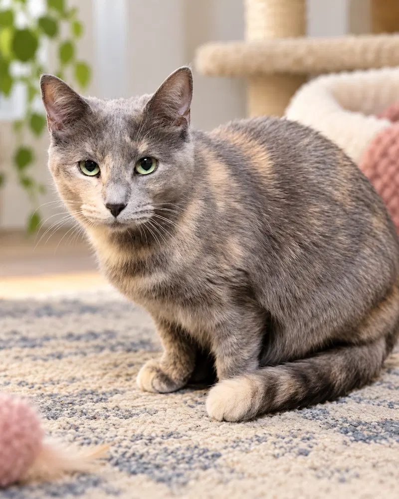 Gianna, a female Dilute Tortoiseshell cat up for adoption