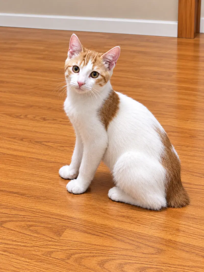 Monkey, a young male cat up for adoption