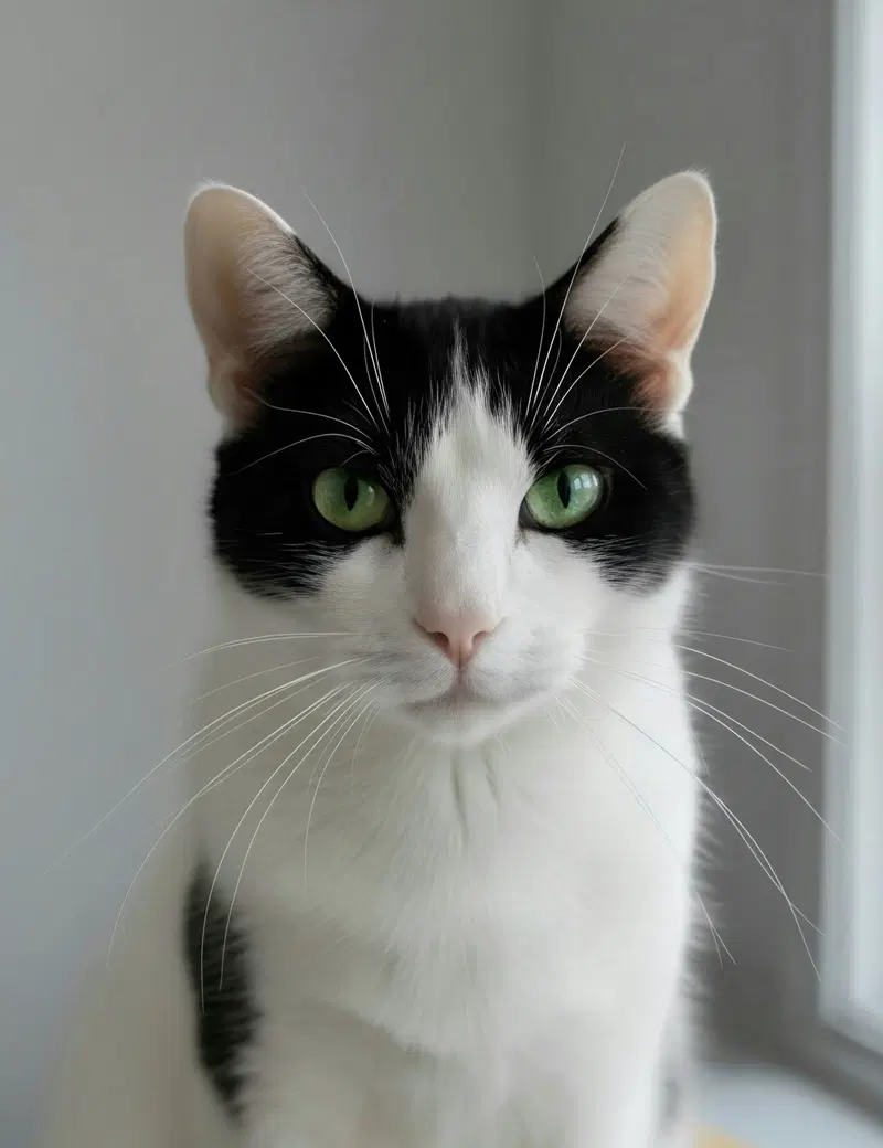 Wednesday, an adult female cat up for adoption