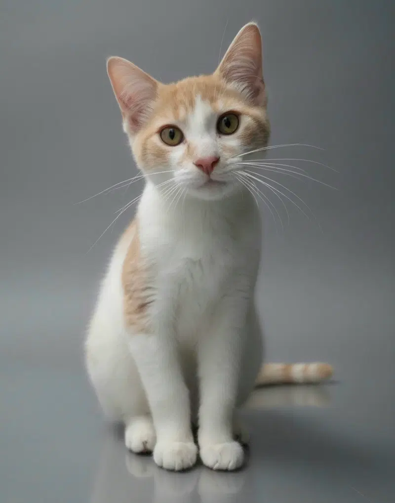 Milton, a young male cat up for adoption