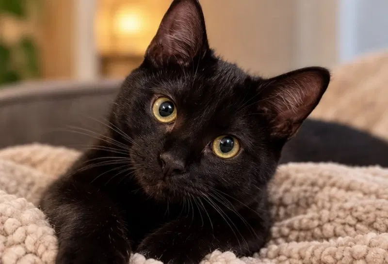 Aries, a female Bombay cat up for adoption
