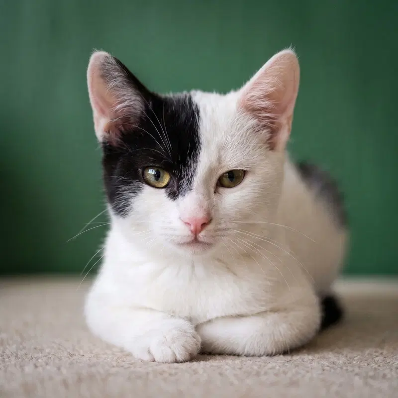 Hapa, a female kitten up for adoption
