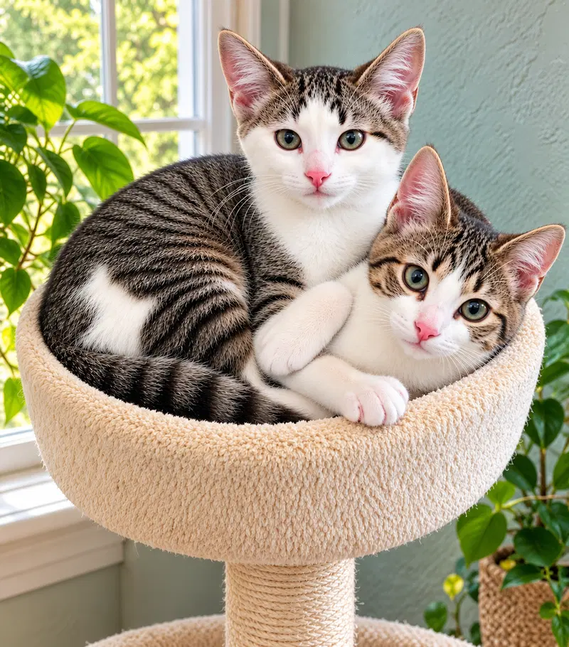Snoopy & Woodstock, male kittens up for adoption