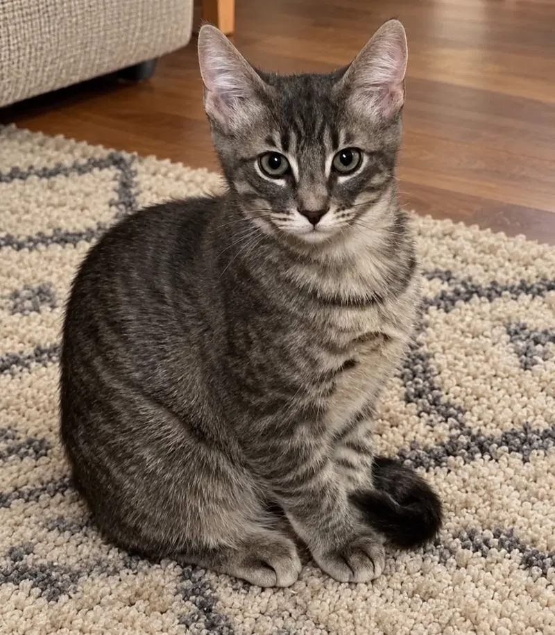 Shayla, a female kitten up for adoption