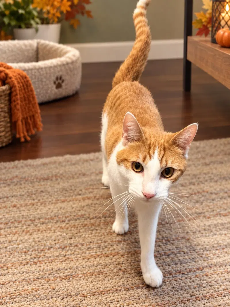 Henry, a young male cat up for adoption